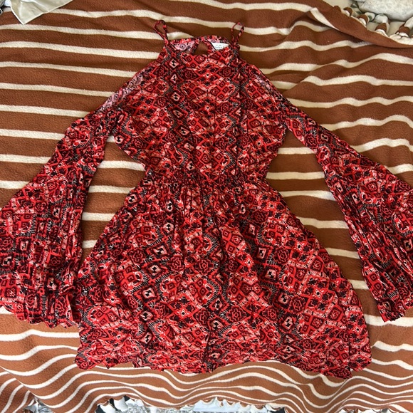 Red summer dress - Picture 1 of 1